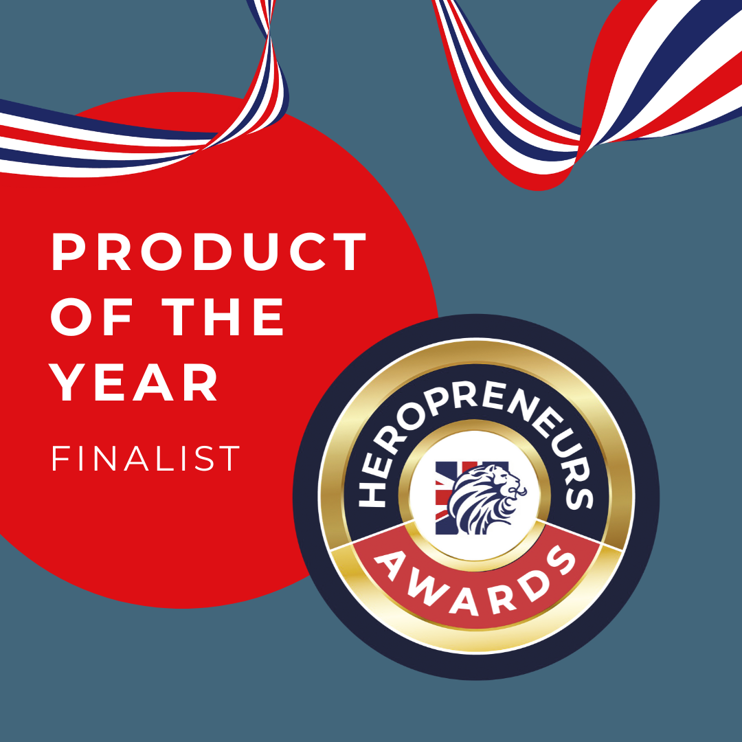 Heropreneurs' product of the year award finalist - 2024!