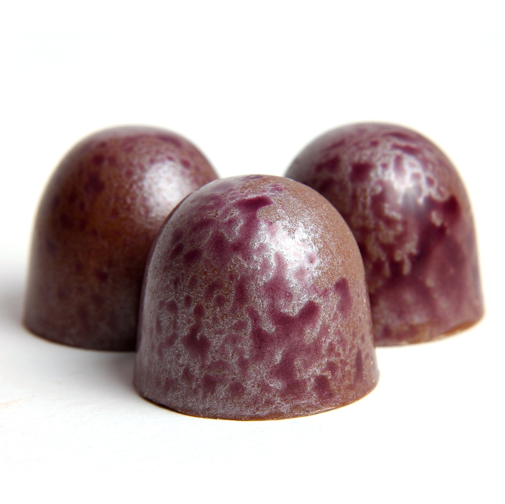 6 Blackcurrant flavoured chocolates – The Chocolate Soldier